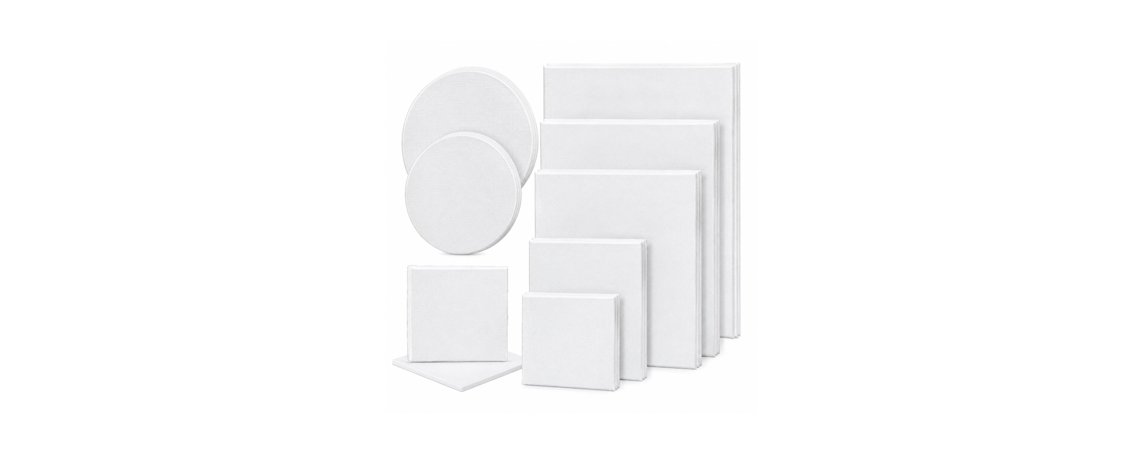 Lowking Blank Painting Boards Multipack for Oil Watercolor Acrylic Paint Art Supplies - packs canvas panel