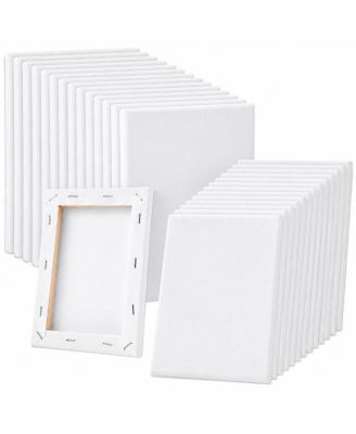 3 Pack Blank Painting Canvases Primed Acid Free for Oil Acrylic Watercolor
