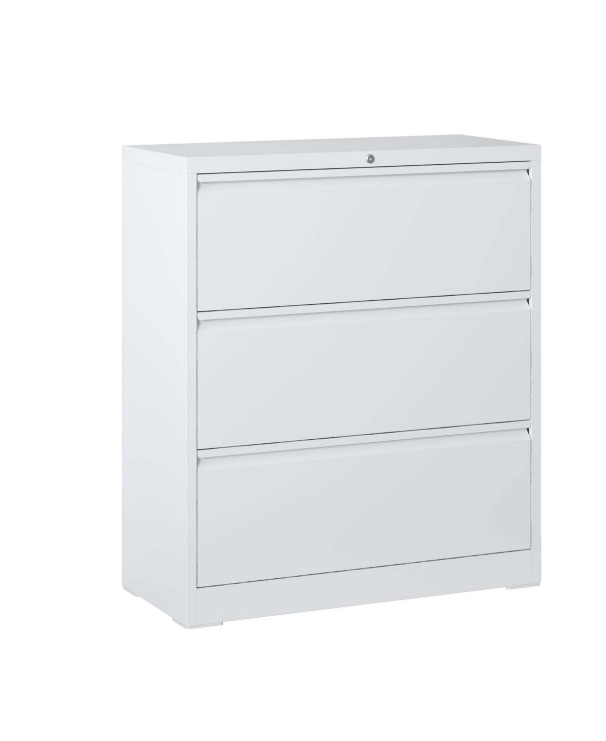 Viyet 3-Drawer Metal Lateral File Cabinet with Lock