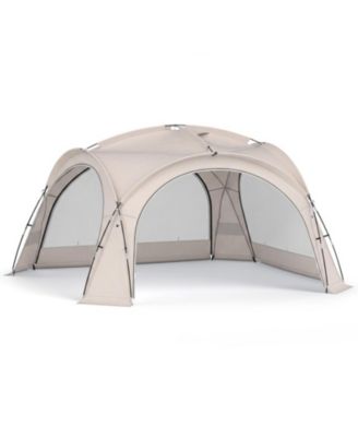 13 ft Dome Beach Canopy Tent with 4 Removable Zippered Sidewalls