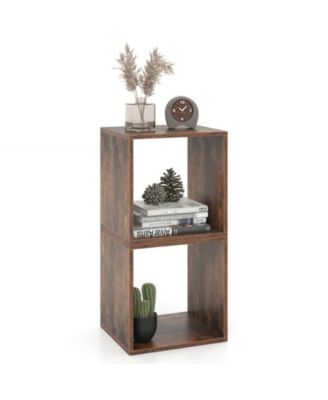 2-Piece Cube Storage Organizer Set for Living Room Bedroom and Study