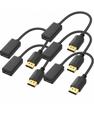 4K DisplayPort to HDMI Adapter for Laptops, Desktops, TVs & Monitors