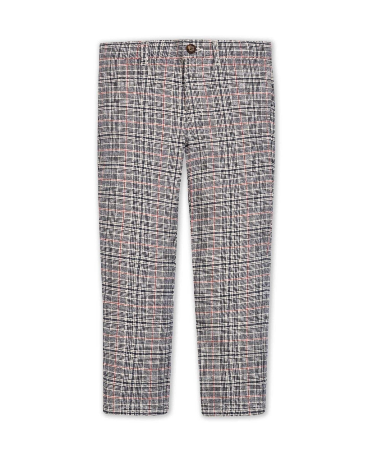 Hope & Henry Baby Boys' Brushed Organic Cotton Suit Pants - Grey