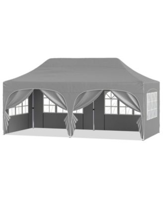 10 x 20 Ft Pop-Up Canopy Tent with Removable Sidewalls Tent