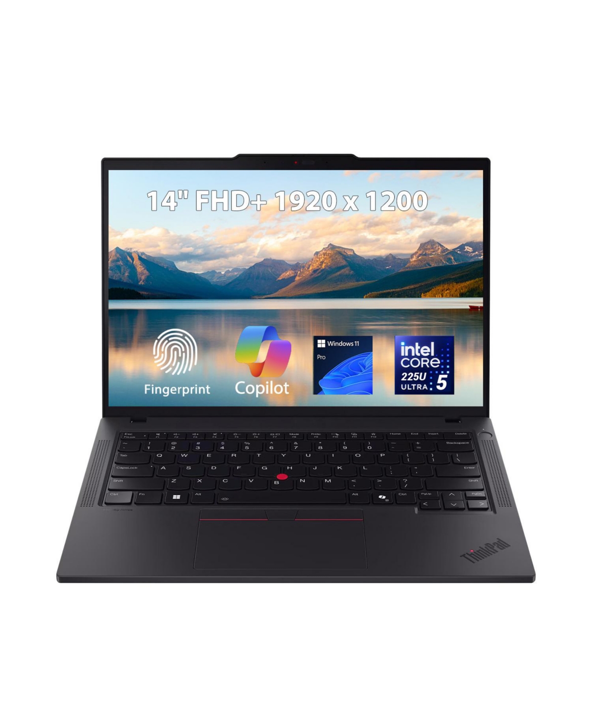 Lenovo ThinkPad T14 Gen 6 Business Ai Laptop, 14" Fhd+ 60Hz, Intel Core Ultra 5, Intel Graphics, 64GB DDR5, 512GB Ssd, Windows 11 Pro - Black