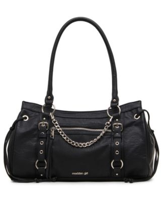 Large Chain Detail Tote Handbag
