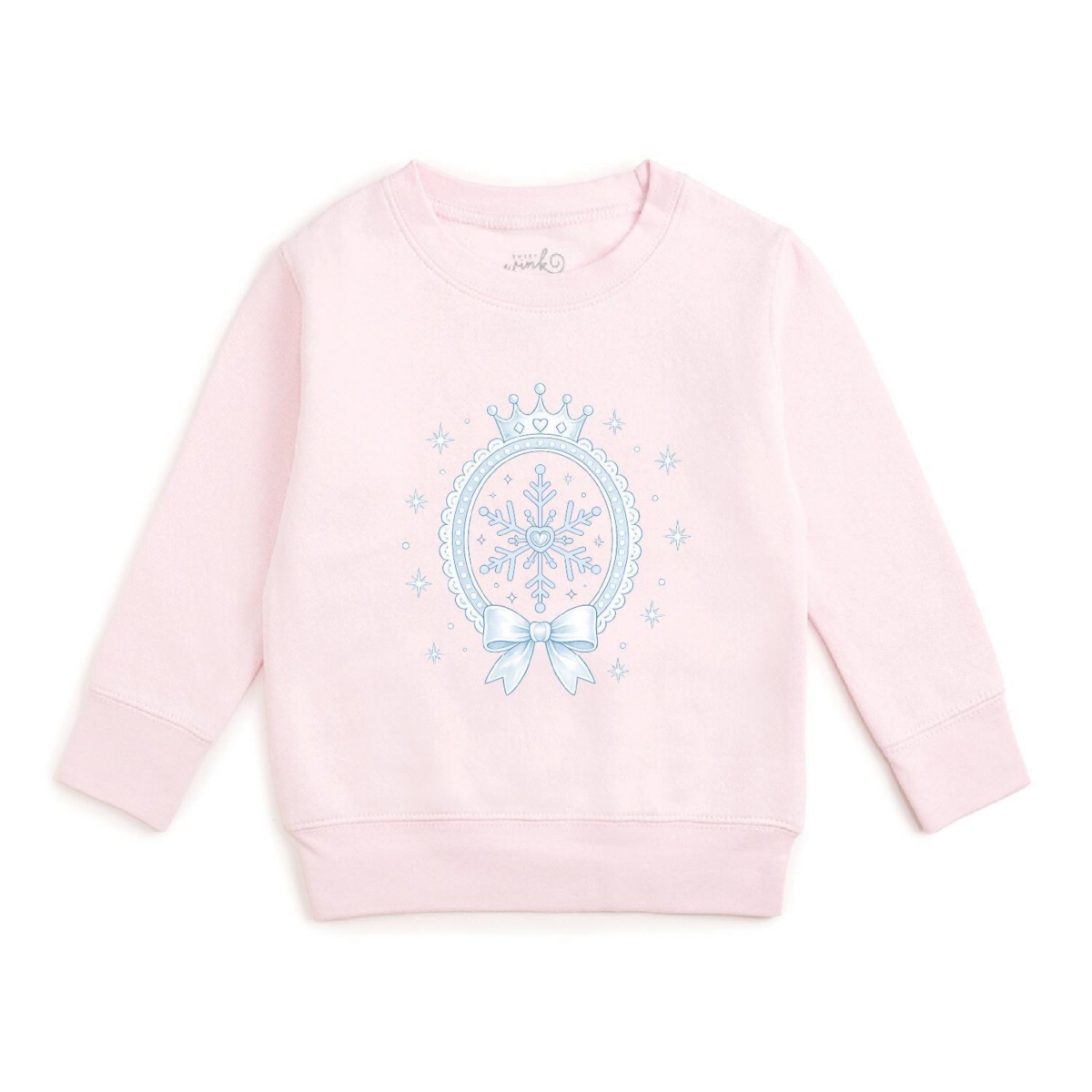 Sweet Wink Baby Girls' Snowflake Princess Crewneck Sweatshirt