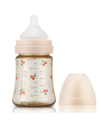 Anti-Colic Wide-Neck Baby Bottle, 6oz, Ages 1+ Months