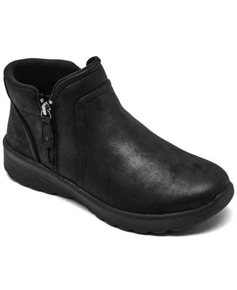 Женские ботильоны-челси Skechers Slip-ins Lovely Vibe - Forever Mine, цвет: Чёрный