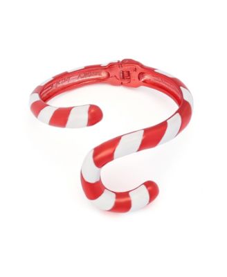 Gold-Tone Candy Cane Bracelet