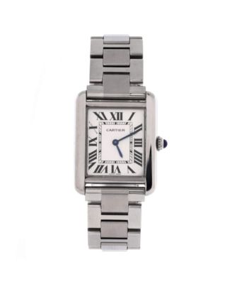 Tank Solo Quartz Watch in Stainless Steel 24mm