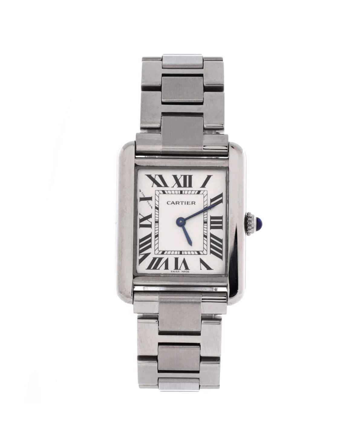 Pre-Owned Cartier Tank Solo Quartz Watch in Stainless Steel 24mm