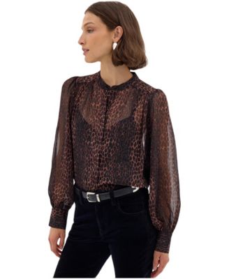Women's Naomi Lurex Chiffon Blouse