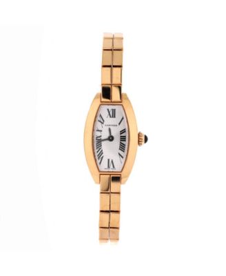 Mini Tonneau Lanier Quartz Watch in Gold 16mm