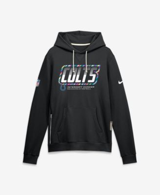 Men's Black Indianapolis Colts 2026 NFL Cruical Catch Sideline Dri-Fit Pullover Hoodie