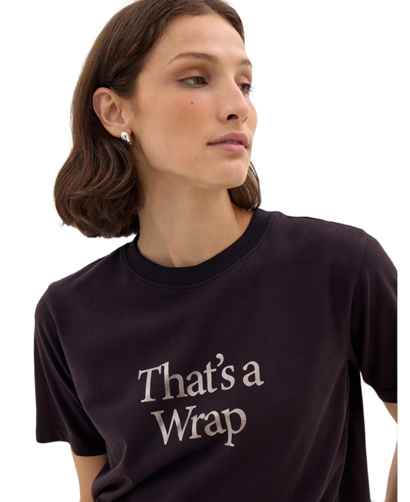 Женская футболка Hush That's A Wrap Graphic, цвет: Сливовый фиолетовый — фото 5
