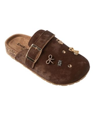 Little Girls Footbed Sandal with Decorative Ornaments