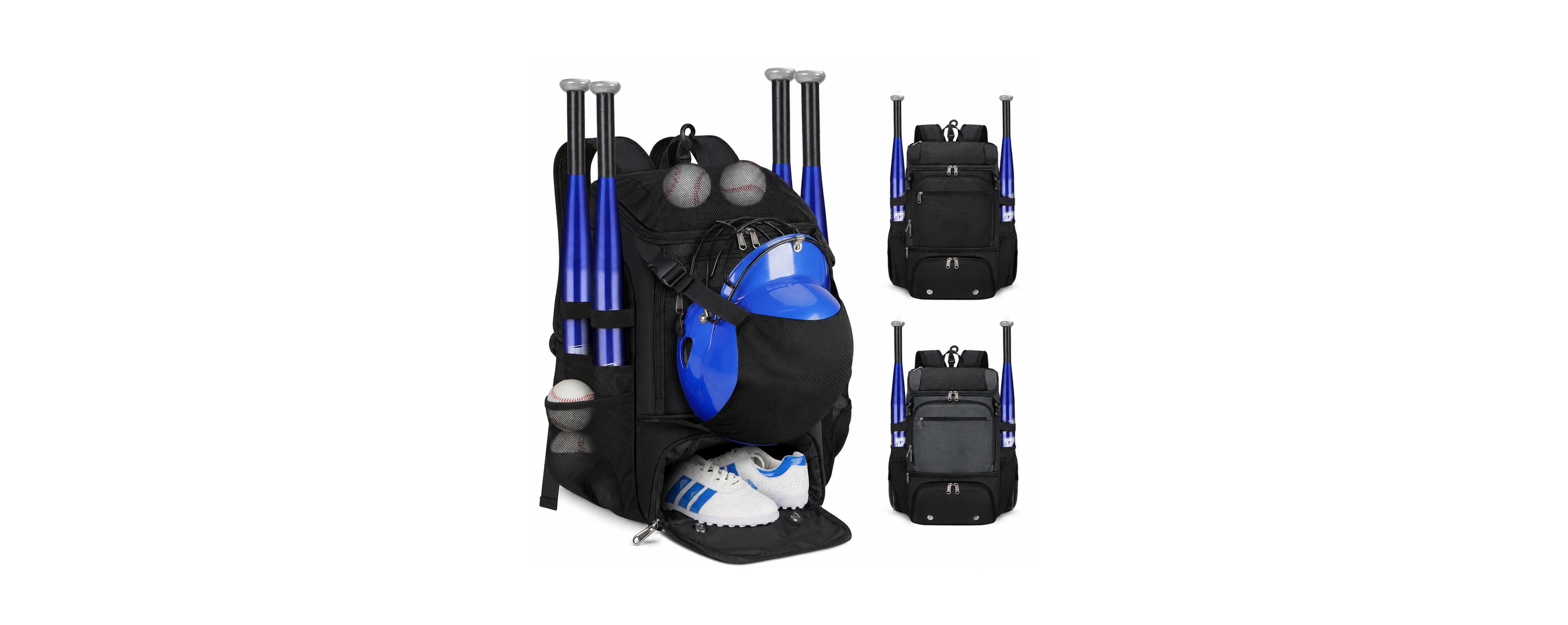 Peneyon Lightweight Baseball Softball Backpack With Helmet Storage Shoe Compartment Fence Hook