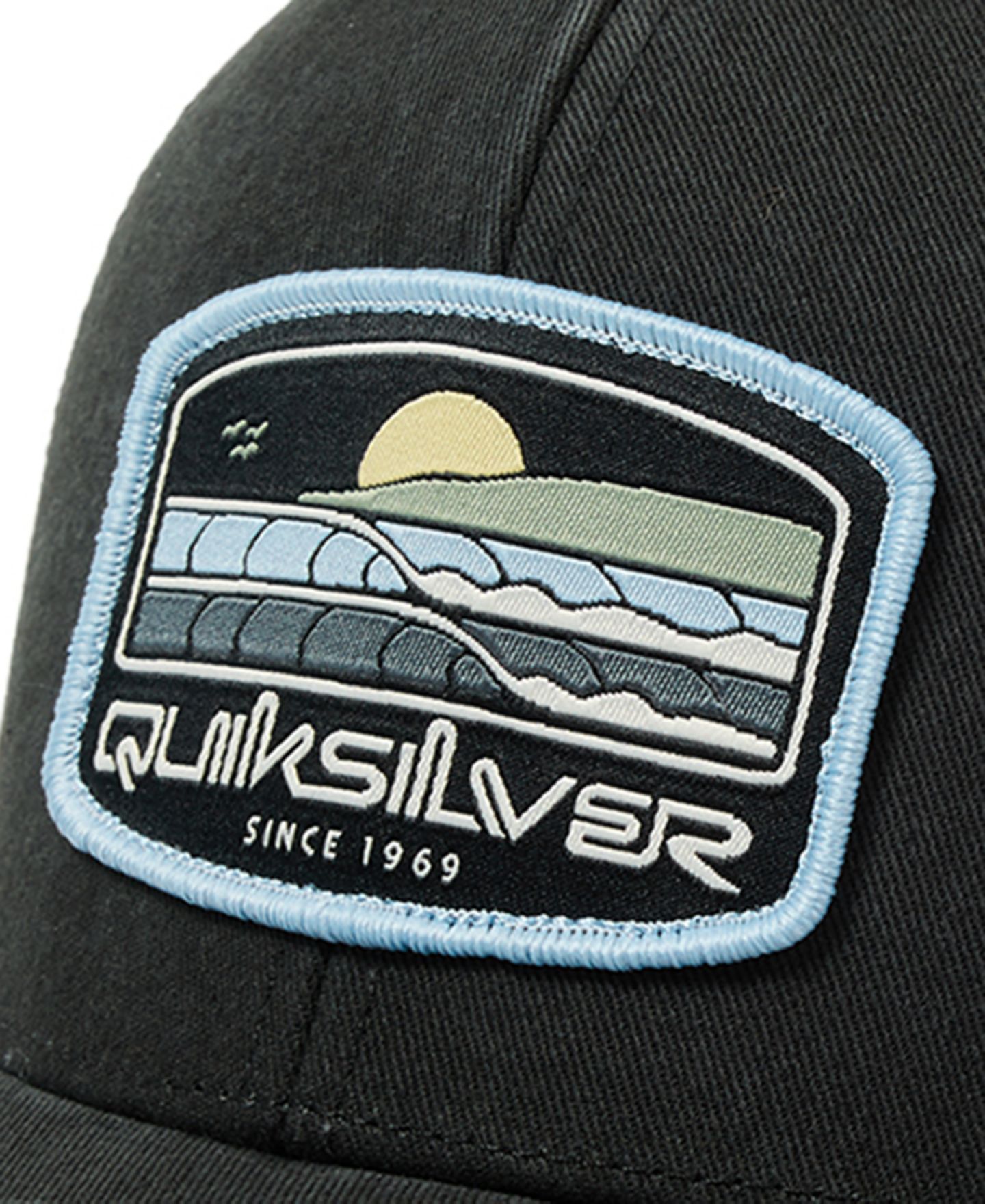 Мужская кепка Quiksilver Structured Trucker Hat, цвет: Чёрный — фото 3