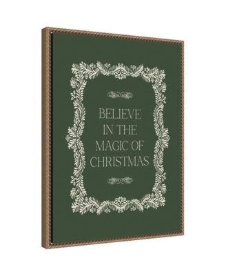 Christmas Magic by Kikiandnim Framed Canvas Wall Art Print