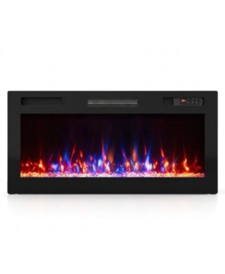 Smart WiFi Electric Fireplace for Recessed or Wall Mounted Install