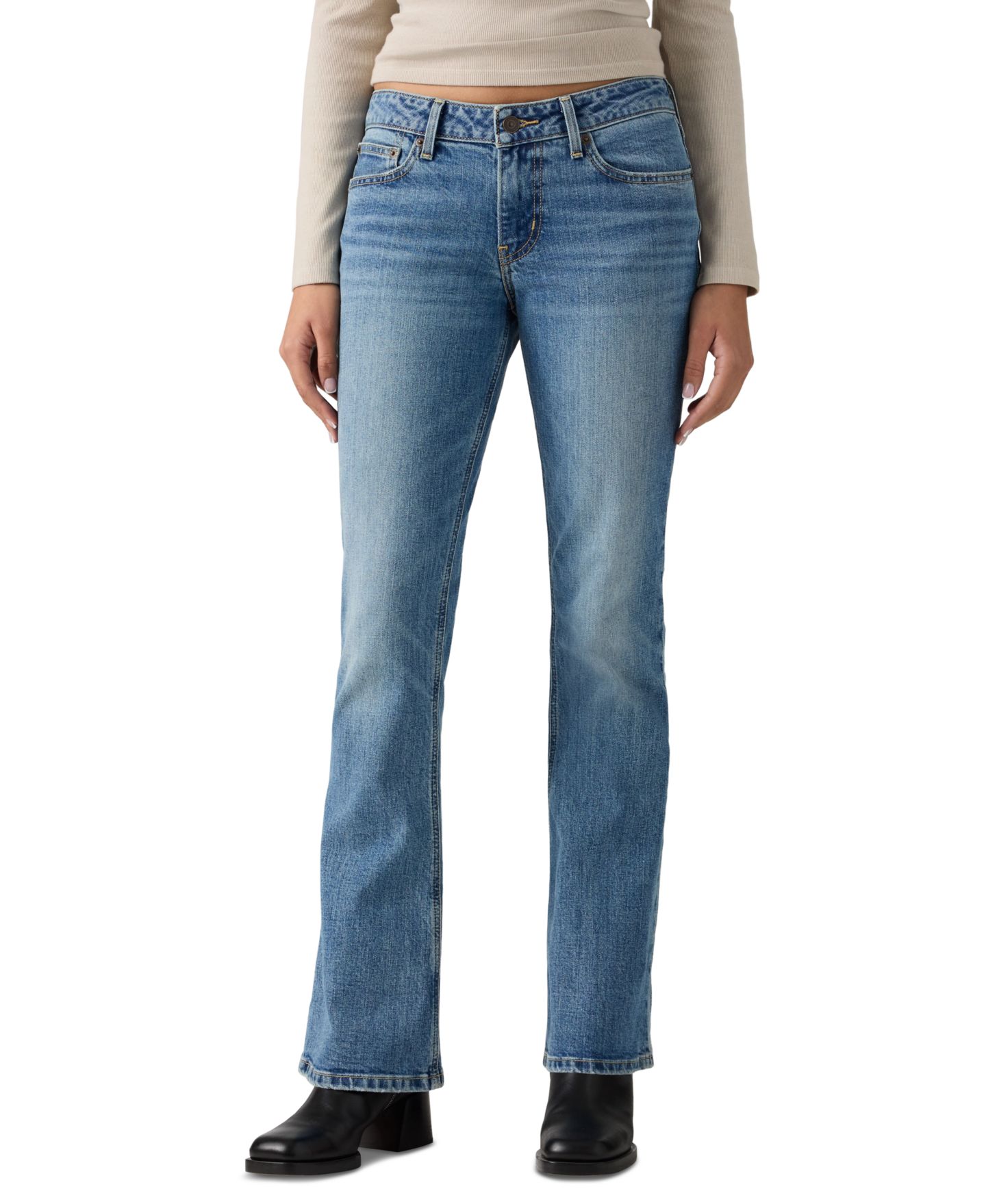 Женские джинсы Levi's Premium Low Slim Boot Light-Wash, цвет: 006kc-0002 Kick Start — фото 1