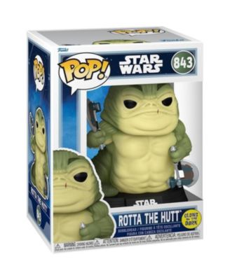 Pop!: Star Wars the Mandalorian and Grogu - Rotta the Hutt Bobblehead Glow in the Dark Vinyl Figure 843