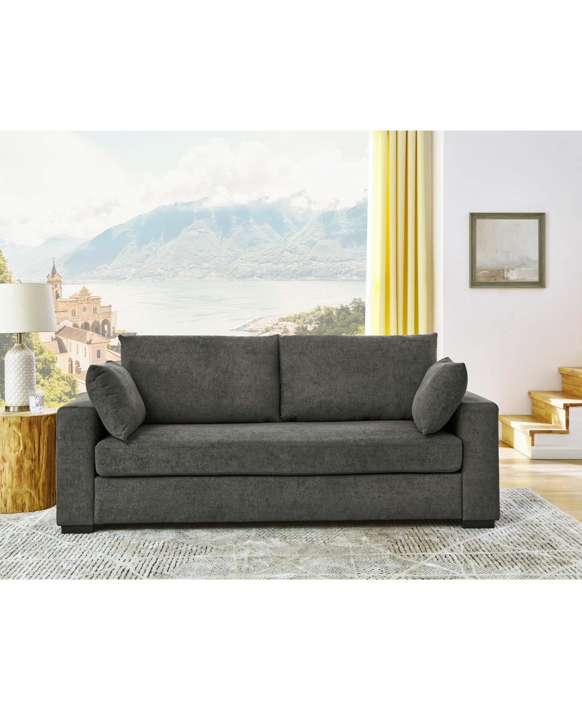 Streamdale Furniture Upholstered Sofa with Toss Pillows