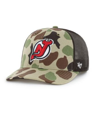 Men's Camo New Jersey Devils Duck Camo Trucker Hat