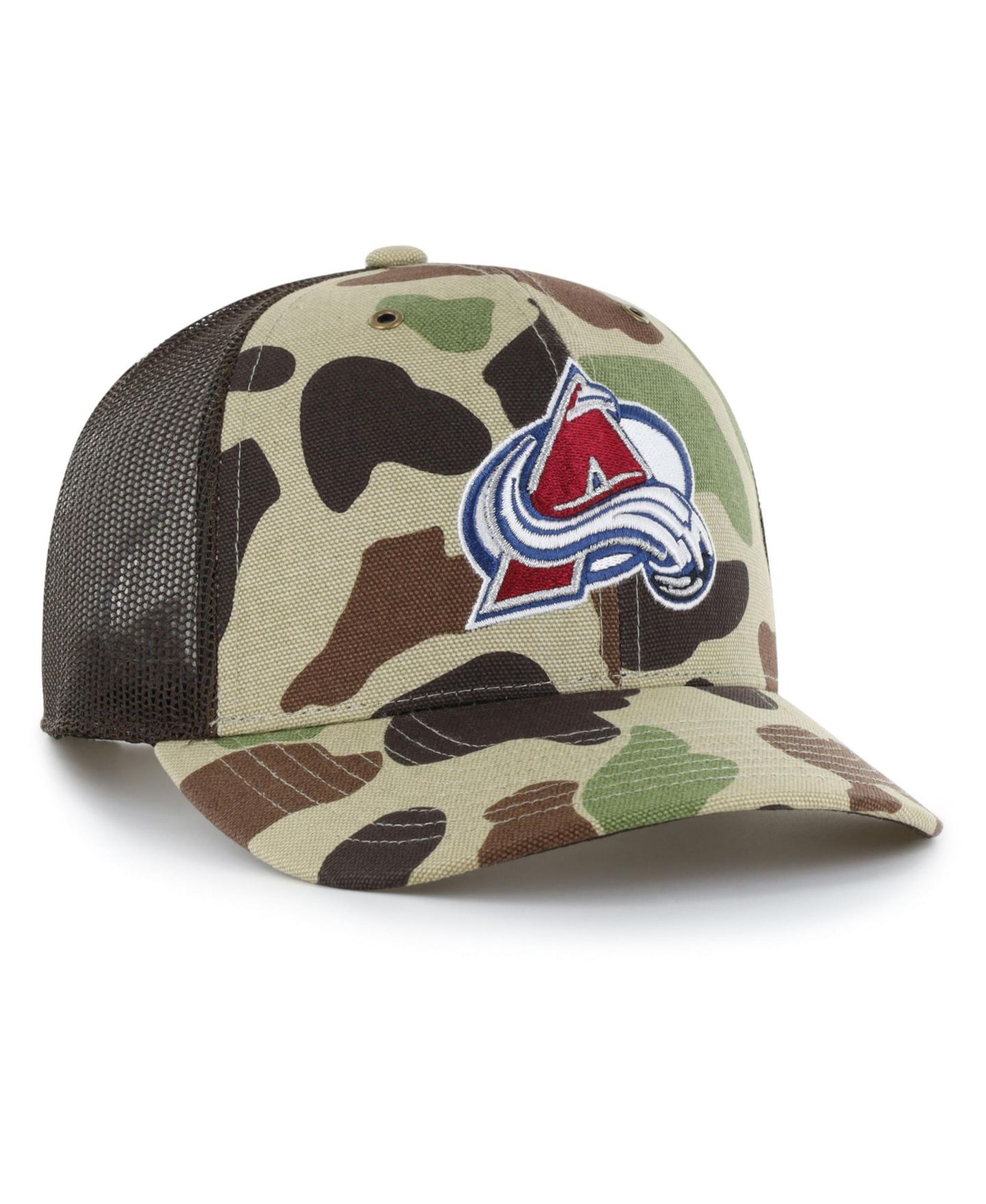 Мужская кепка '47 Brand Camo Colorado Avalanche Duck Camo Trucker Hat — фото 2
