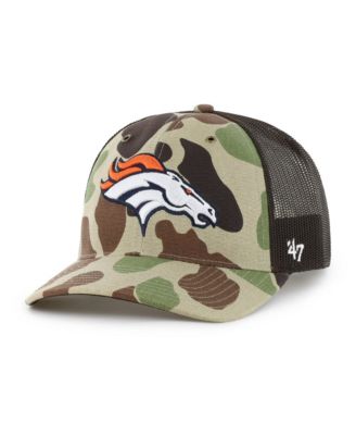 Men's Camo Denver Broncos Duck Camo Relaxed Trucker Hat