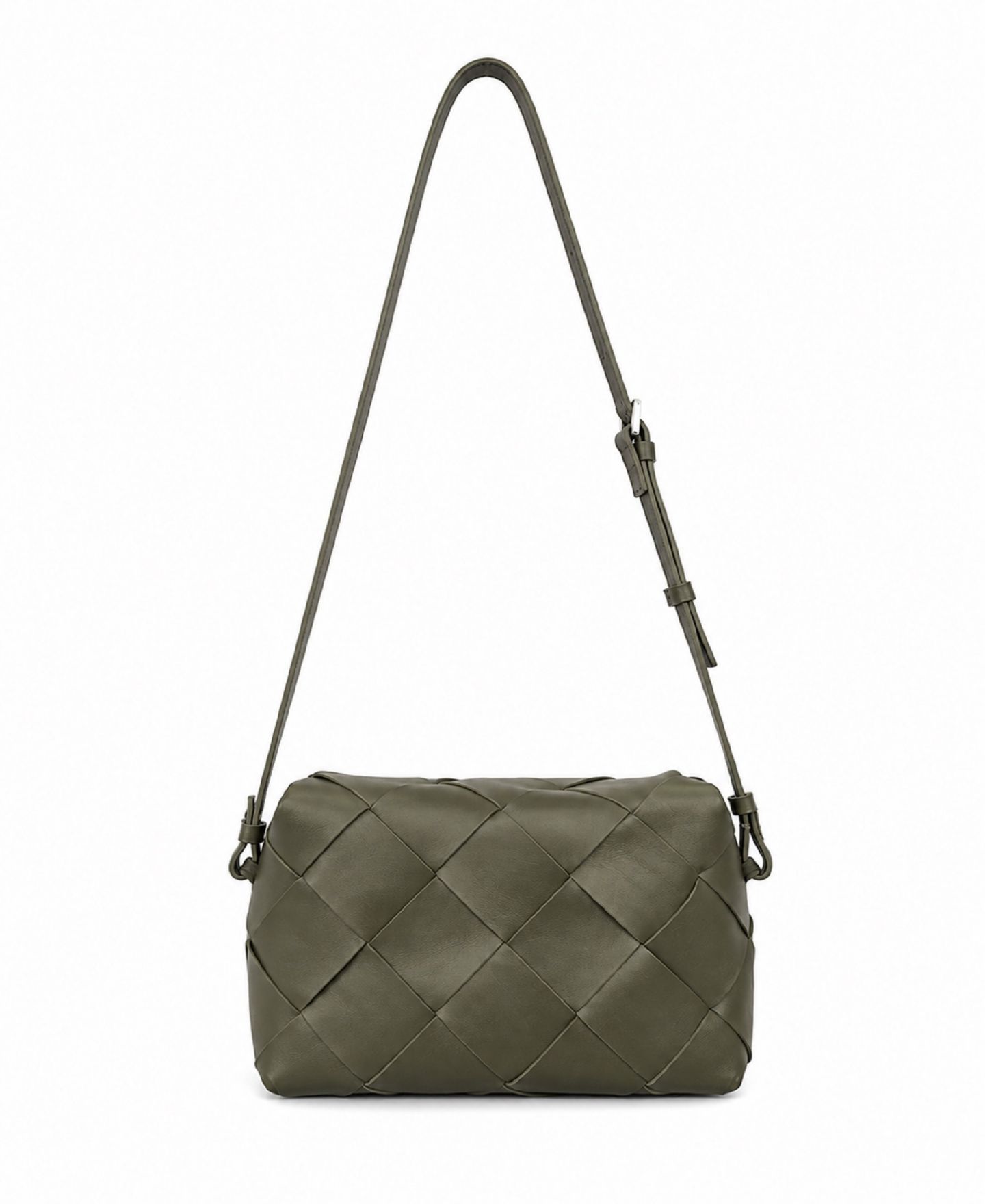 Женская сумка Ecotorie Maude Leather Small Crossbody, цвет: Тёмный мох — фото 2