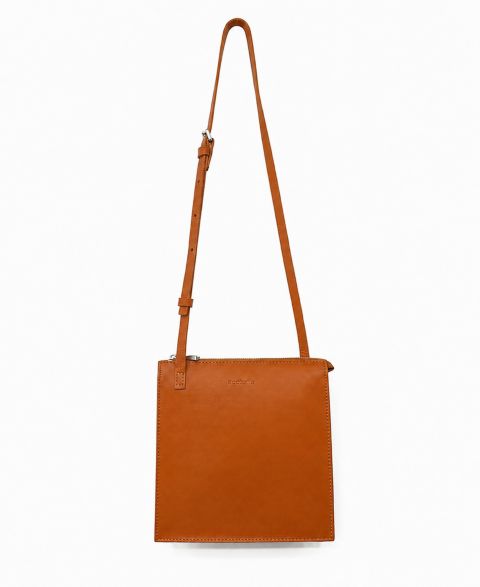 Женская сумка Ecotorie Polly Leather Adjustable Crossbody, цвет: Карамельный