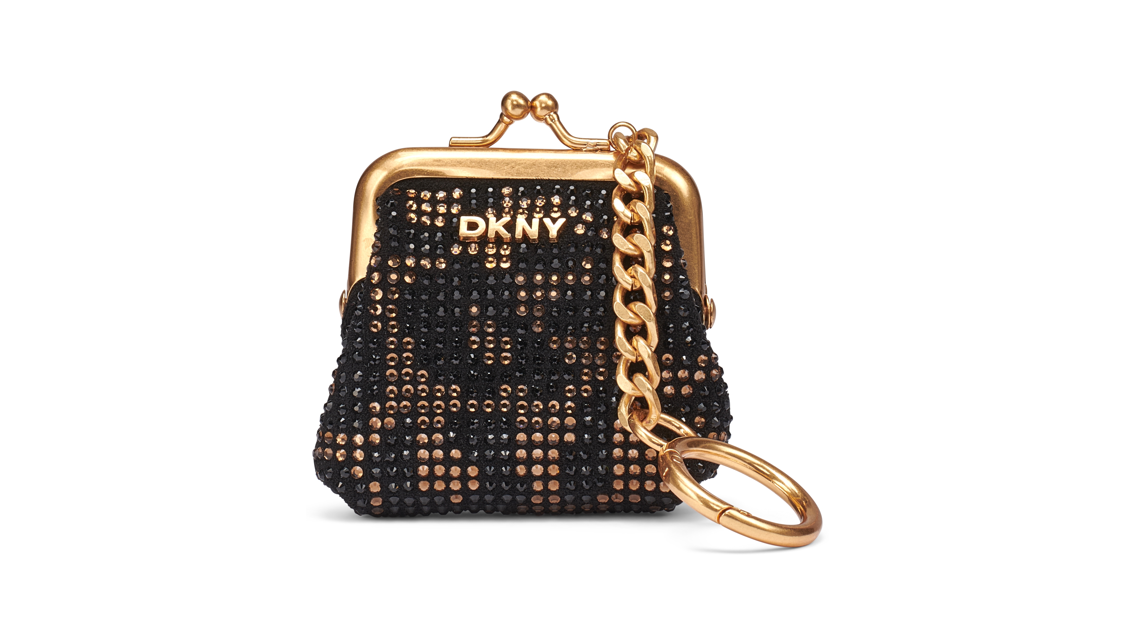 Dkny Kisslock Suede Bag Charm