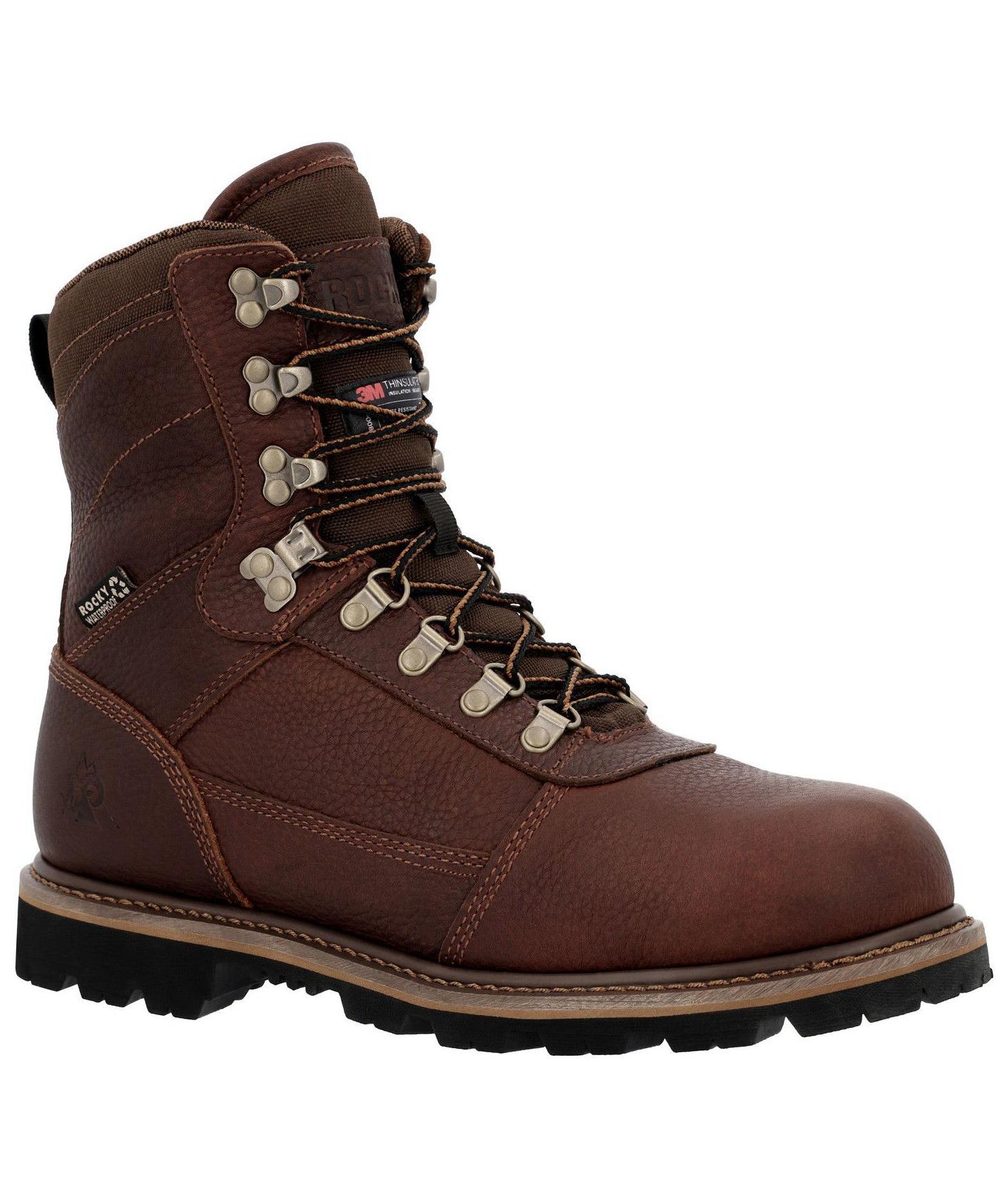 Мужские ботинки ROCKY Ranger 800G Insulated Outdoor Boot, цвет: Коричневый — фото 8