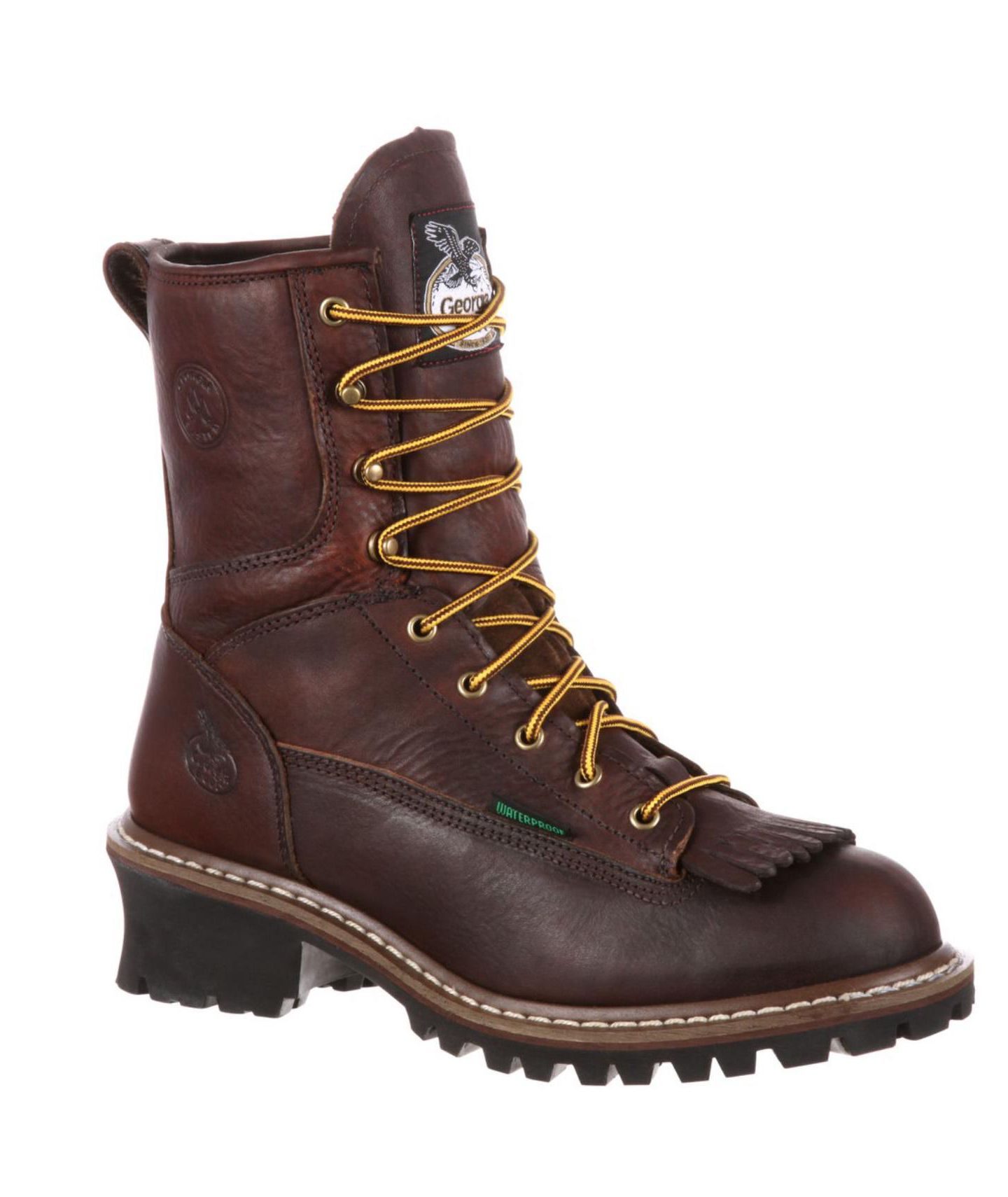 Мужские ботинки GEORGIA BOOT Steel Toe Waterproof Logger Boot, цвет: Шоколадный — фото 9