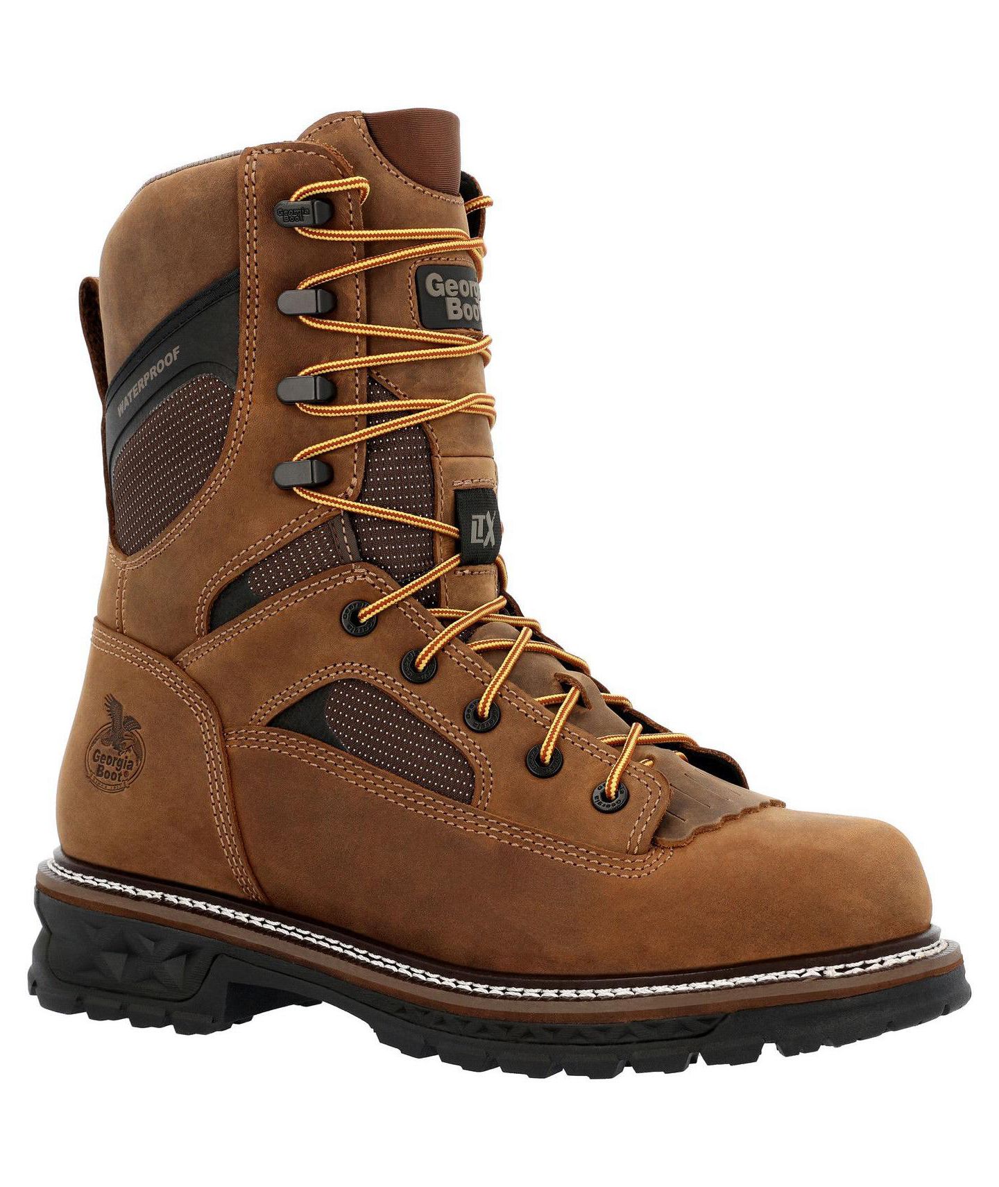 Мужские ботинки GEORGIA BOOT Ltx Logger 9" Composite Toe Waterproof Work Boot, цвет: Коричневый — фото 29