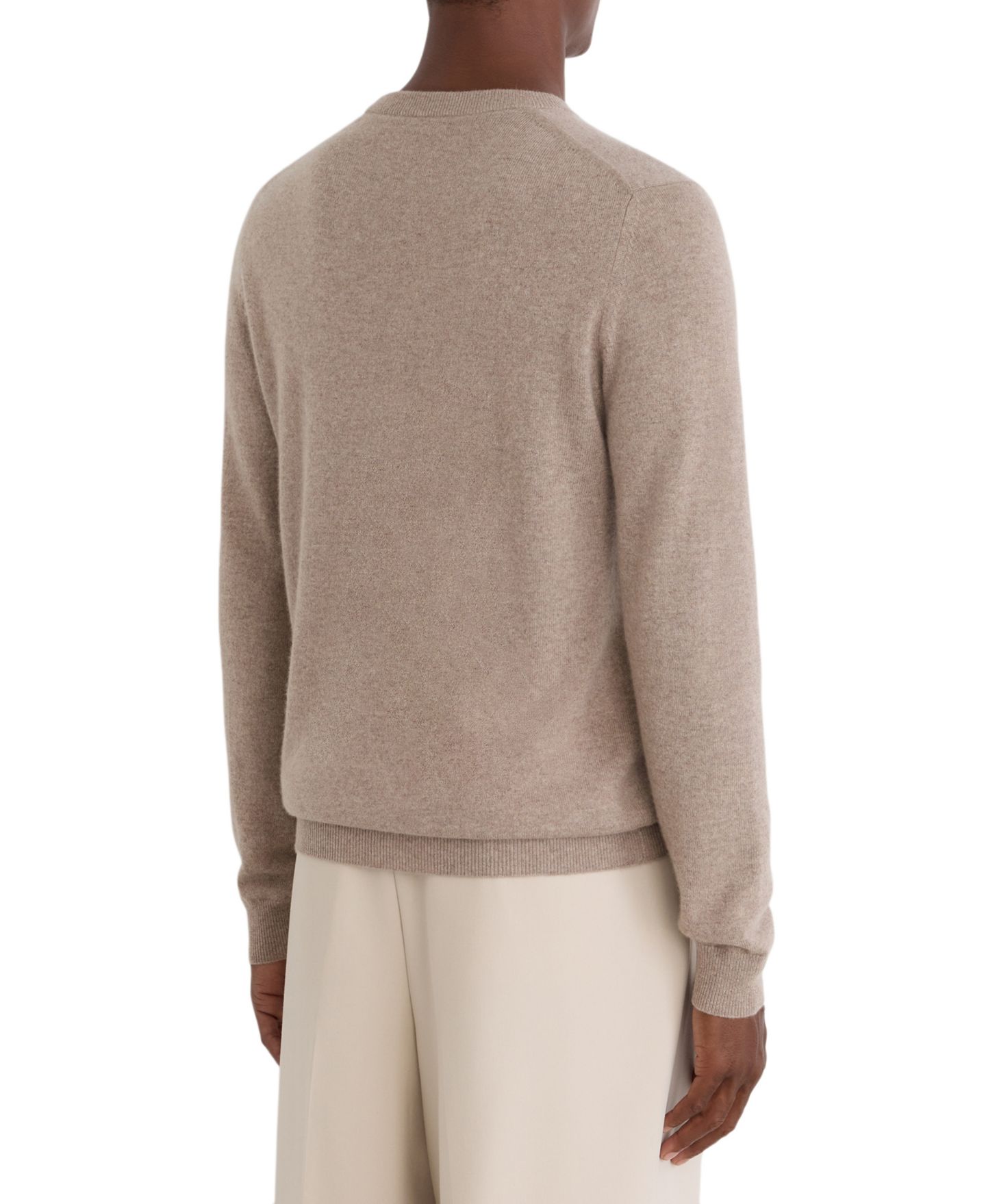 Мужской свитер REISS Monarch Cashmere Crew-Neck, цвет: Серо-коричневый меланжевый — фото 2
