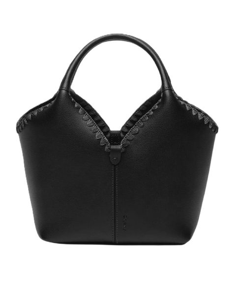 Женская сумка orYANY Vanessa Small Convertible Strap Satchel, цвет: Чёрный