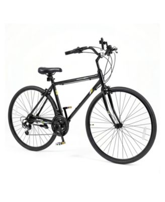 700C Adult Hybrid Bike with 18-Speed Shimano Drivetrain, Ages 12+
