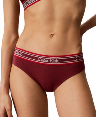 Women's Icon Cotton-Modal Blend Striped Full-Coverage Panty, QF9066