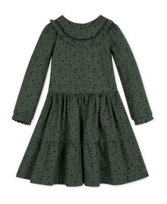 Toddler Girls' 2T-5T Fit & Flare Puffed-Sleeve Knit Dress