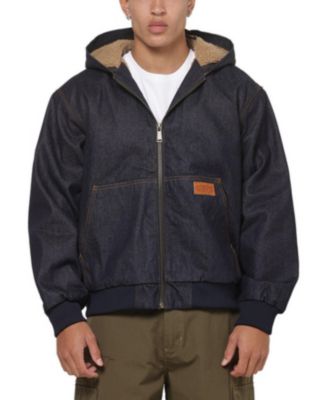 Men's Sherpa Lined Zip Hoodie -Jackets