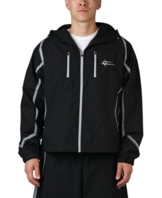 Men's Hybrid Tek Hooded Regular-Fit Windbreaker Jacket