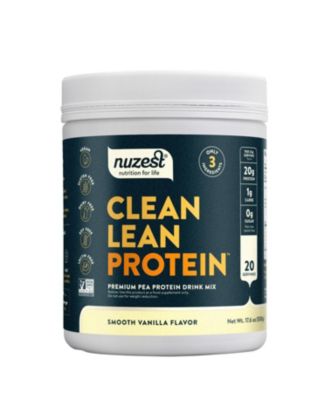 Clean Lean Protein Pea Protein Powder, Smooth Vanilla, 20 Servings with 20g Protein, 1.1lb