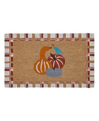 Harvest Gourdy Outdoor Coir Doormat, 18" x 30"