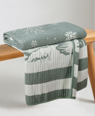 Winterscape Textured Quilted Throw, 50" x 60"
