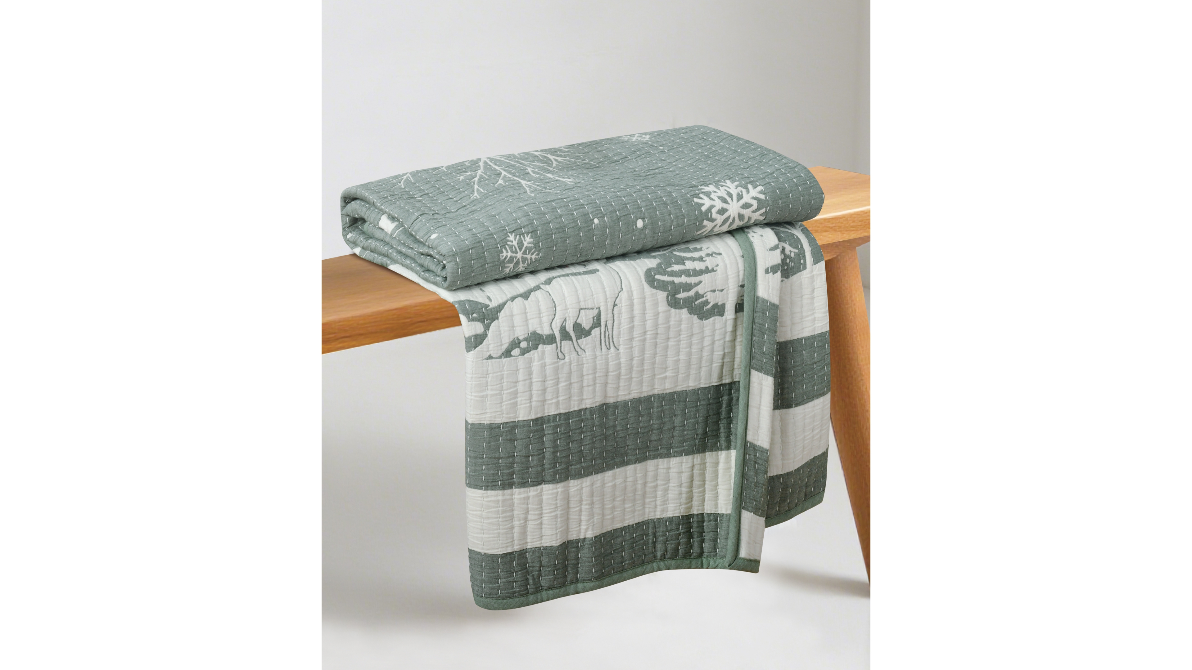Levtex Home Winterscape Textured Quilted Throw, 50" x 60"