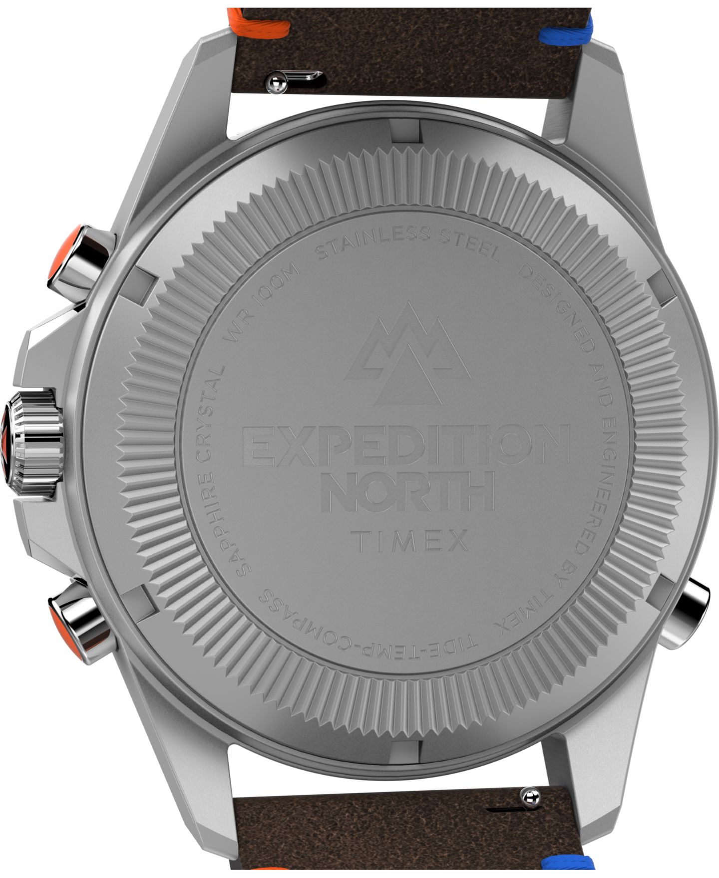 Мужские часы Timex Expedition North Quartz Analog Sport Brown Leather 43mm — фото 4