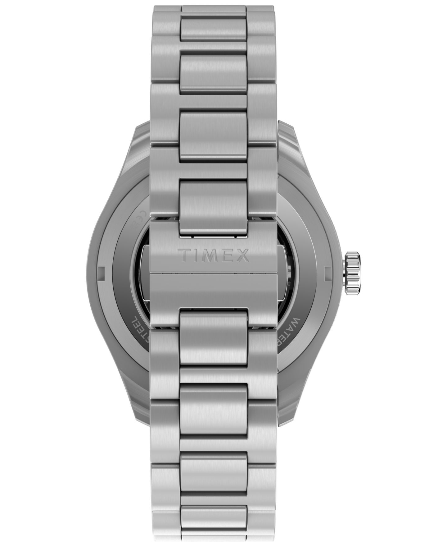 Мужские часы Timex Automatic Silver-Tone Stainless Steel 41.5mm — фото 3